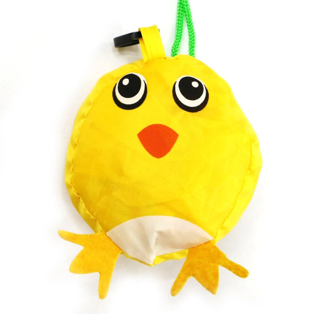 New Animals Cute Dog Useful Nylon Foldable Folding Eco Reusable Shopping Bags Cartoon Eco Tote Bag Portable Travel Shoulder Bag