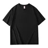 Unisex Oversized Drop-Shoulder T-Shirt High Quality 100% Cotton Bamboo Fiber Custom Logo Printing Gym Working Cloth Knitted