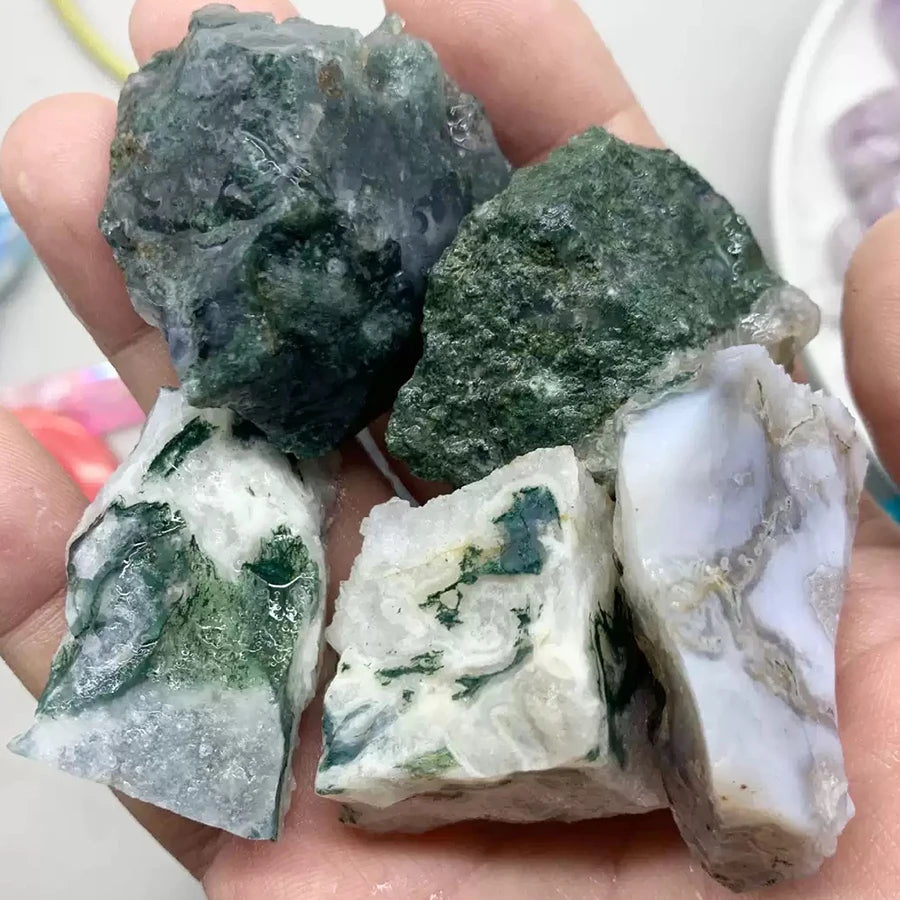 1KG Natural Crystal Agate Bulk Raw Stones Quartz Gravel Loose Chakras Energy Healing Stones Aromatherapy Stones