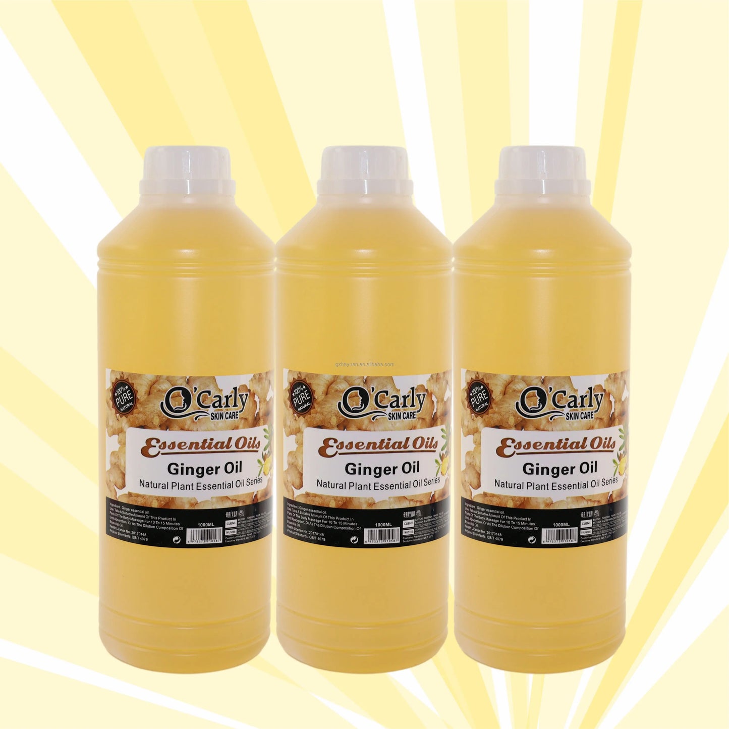 Private Label Super Whitening Dark Spot Remove Anti-Aging Face & Body Shimmer Serum Oil Ginger Hyaluronic Acid Organic