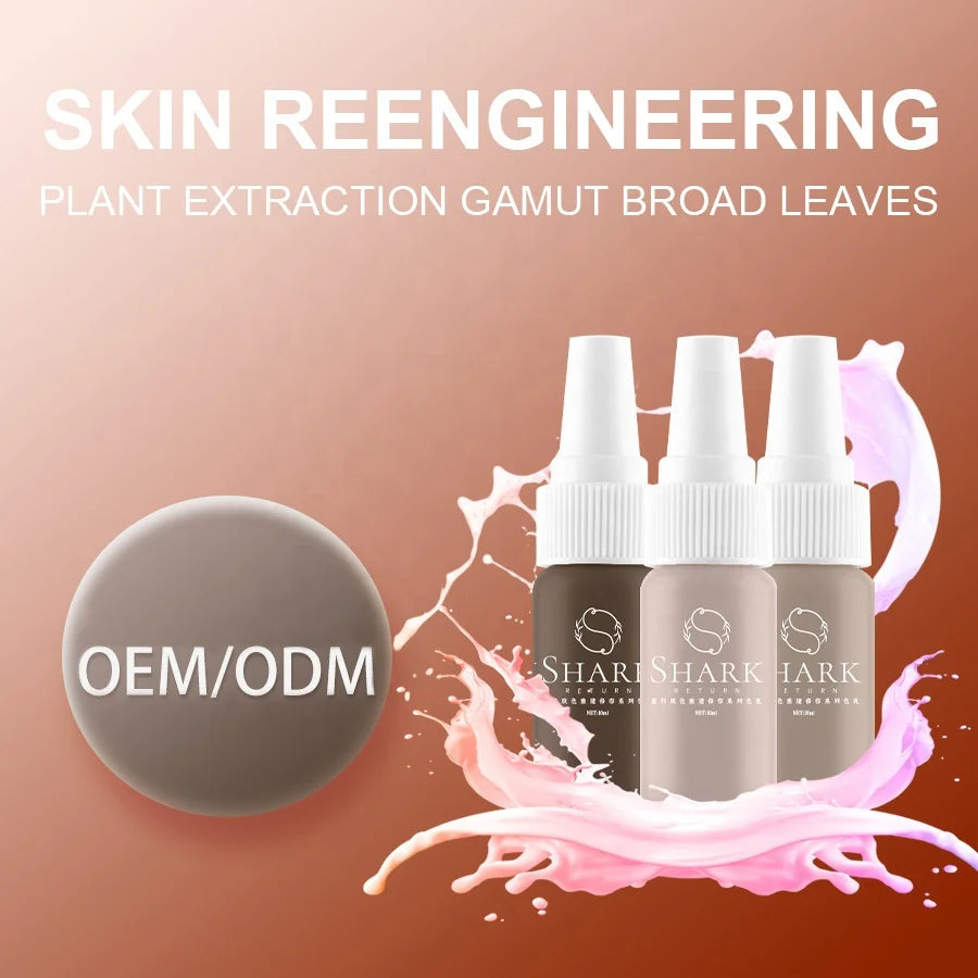 Organic Natural Plant-Based Tattoo Ink 15ml Model TY079 for Skin Tone Reconstruction and Scar Coverage Body & Lip Applications