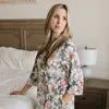 Bamboo Rayon Maternity Matching Bath Robes Gown and Baby Swaddle Receiving  Blanket Pregnancy Period Robe