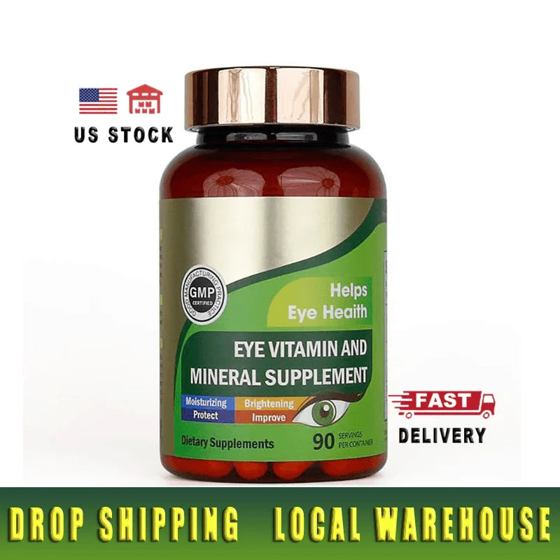 Adult Lutein Zeaxanthin Vitamins Capsules 90ct Organic Natural 24-Month Shelf Life Eye Health Support Blue Light Relief Private