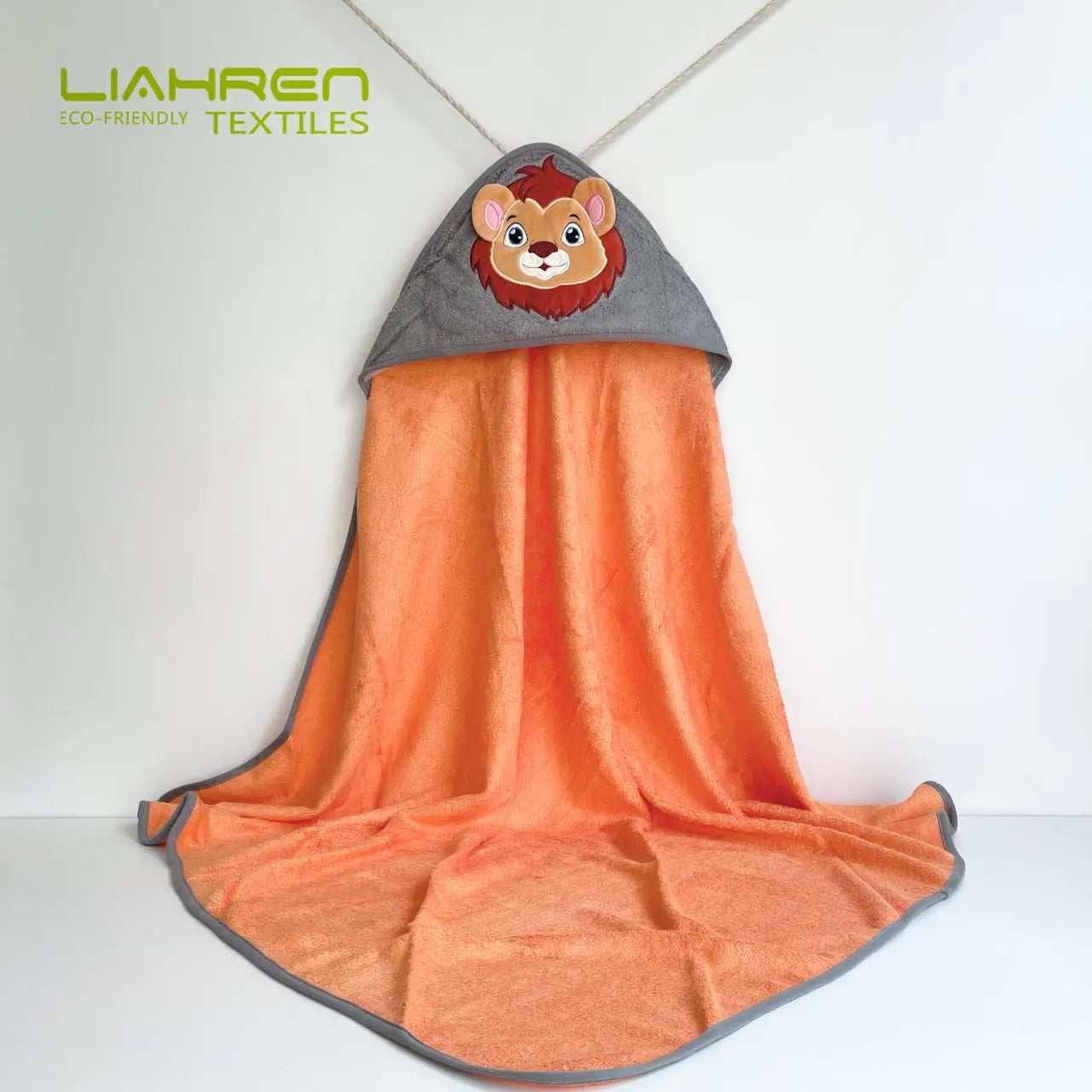Organic Bamboo Baby Hooded Thick 500GSM Super Soft Breathable High Absorbent Bamboo Bath Towel fox Design Bamboo Hooded Towels