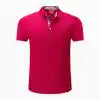 High Quality Wholesale Men's for Polo T-Shirt Cotton/Bamboo Fiber Yarn Dyed 190 Grams Worsted Fabric