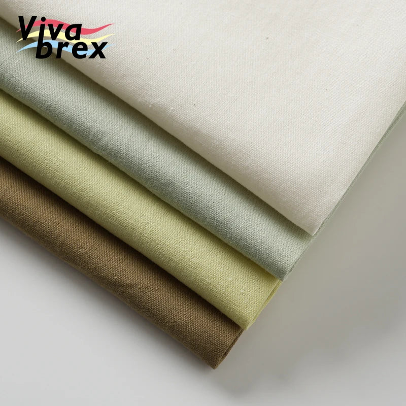 Usa Stock 110gsm 100% Organic Washed Cotton Fabric Custom Woven Eco-Friendly for Boys Plain Poplin for Children's Dresses Shirts