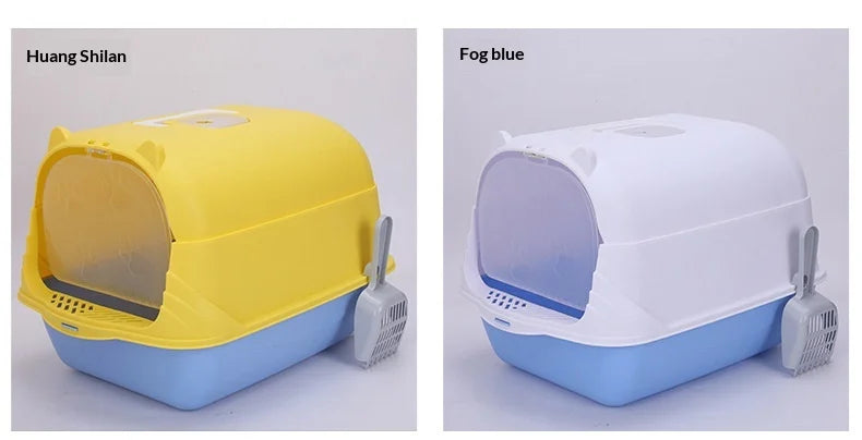 Cat Litter Box Model C01 Bulk Fully Enclosed Anti-Splash Extra-Large UV Sterilization Pet Supplies Manufacturer