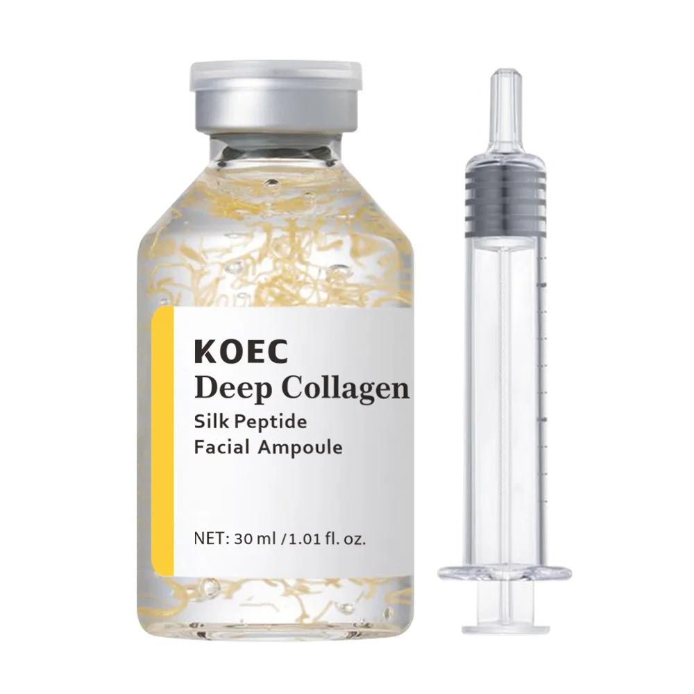 Collagen Peptide Microneedling Serum Liquid Face Moisturizer 30g Organic Hyaluronic Acid Home Use Anti-Aging Pore