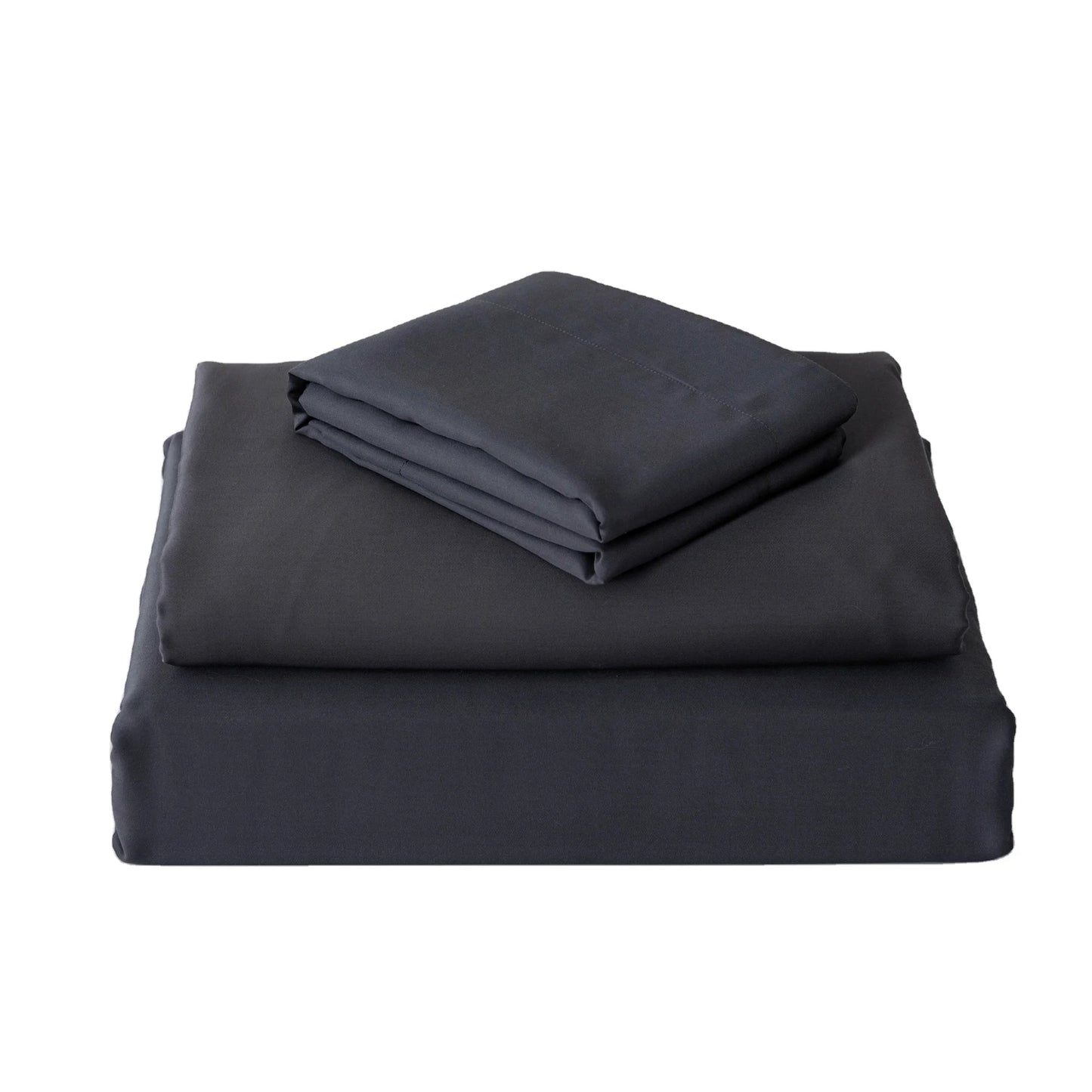 100% Sateen Bamboo Bed Linen Sheet Set Pillow Cases,Top Sheet,and Fitted Sheet Queen