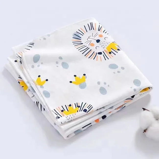 Natural Baby Textile by the Yard Solid Colored 100% Organic Cotton Double Gauze Muslin Fabric