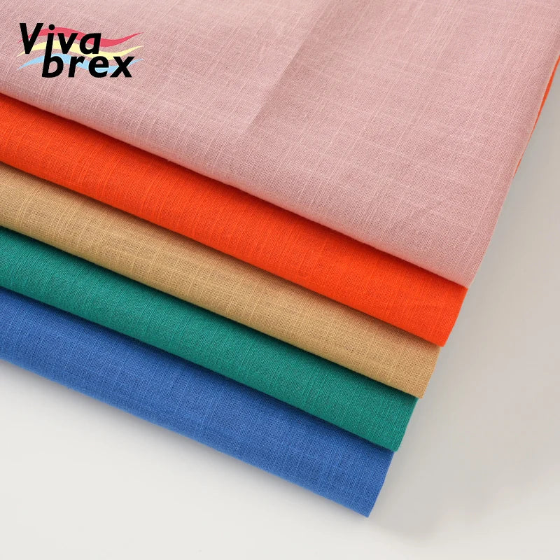 Fast Delivery Bamboo-textured Imitation Linen Washed Crepe Fabric 100% Cotton Fabric Pure Cotton Organic Fabric for Shirt Coat