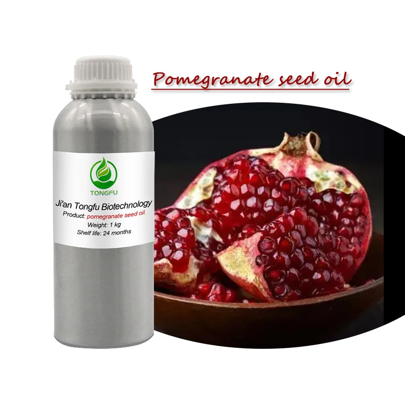 Top Grade 100% Organic Cold Pressed Pomegranate Seed Oil  Essential Oil for Skin Care