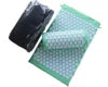 Bstar Eco Friendly Folding Portable Washable Acupuncture Massage Mat Pad Organic Shakti Acupressure Foot Mat Yoga Mat Pillow Set