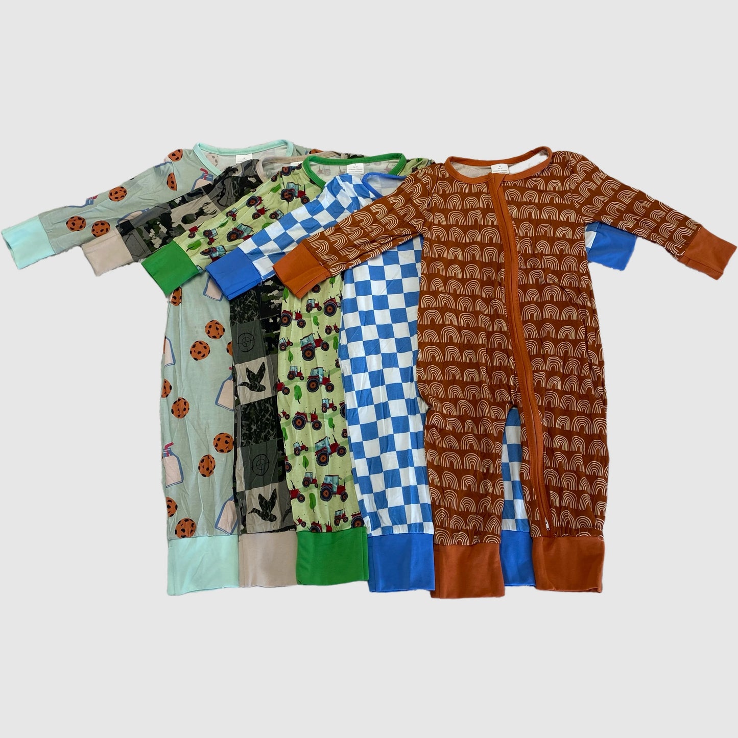 Hanzi Wholesale Custom Print Bamboo Baby Kids Pajamas Baby Bamboo Clothes Toddler Pyjamas Mystery Box Valentine's Day