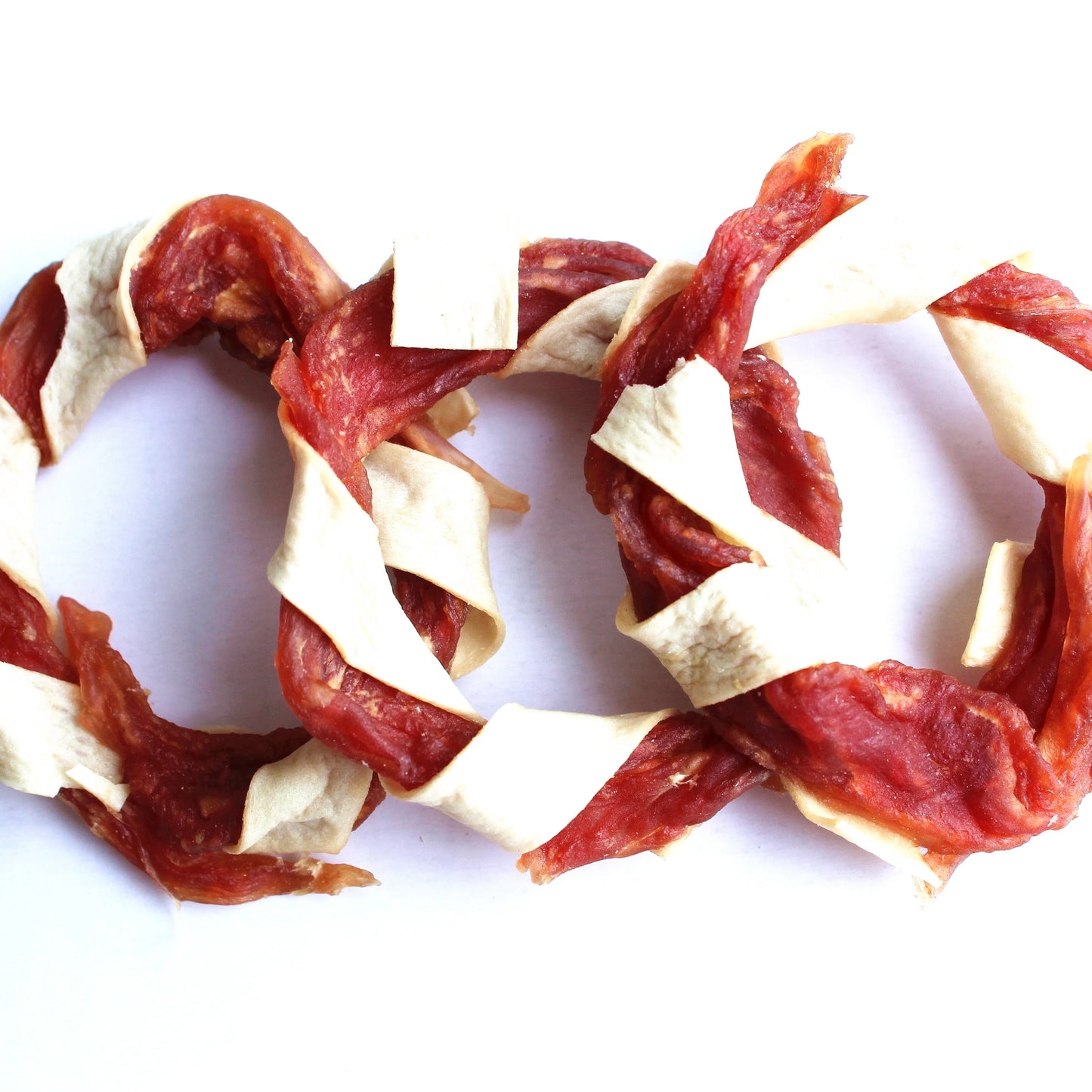 Organic Chicken Fish Ring Dog Treats Natural Grain-Free Skin & Coat Health HACCP Certified No Artificial Colors Dog Snacks