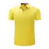 High Quality Wholesale Men's for Polo T-Shirt Cotton/Bamboo Fiber Yarn Dyed 190 Grams Worsted Fabric