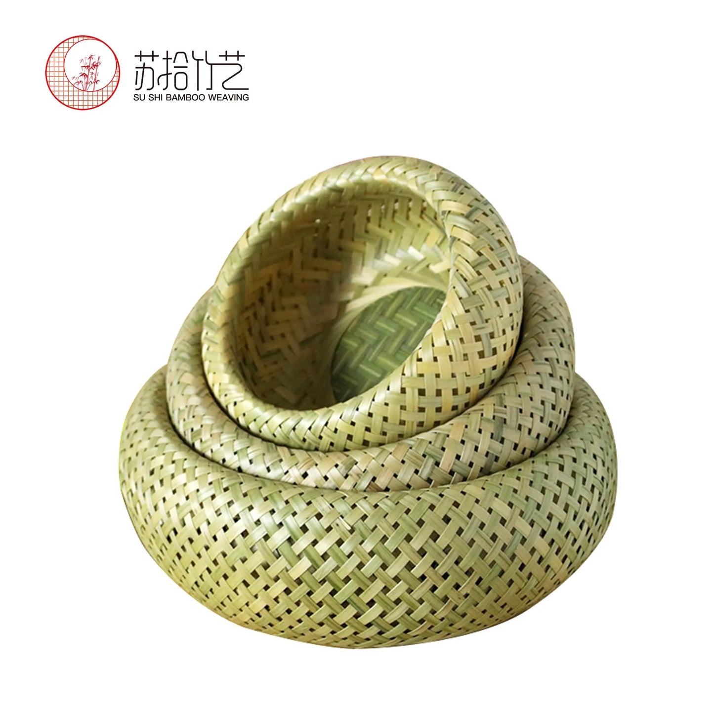 Handmade Double-Layer Heart Shaped Woven Basket for Fruit Storage-Wholesale