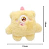 Cute Cartoon Plush Monster Cat Toy Catnip Crinkle Sound Soft Fuzzy Kittens Interactive Play Squeaker Natural Catnip