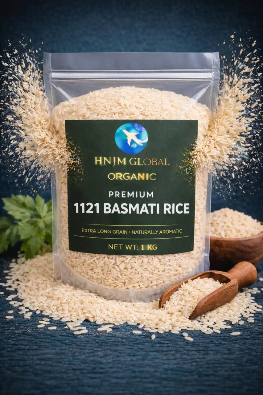 Direct Factory Supply of Indian 1121 Basmati Rice Medium-Grain Organic Fresh Aged White Rice Export Quality and Price