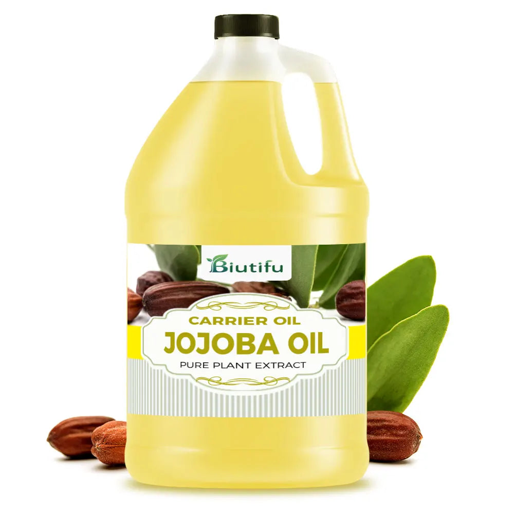 100% Pure Organic Jojoba Essential Oil Cold Pressed Seed Origin High Quality Factory Direct Wholesale Bulk Hot Sale