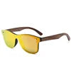 Wholesale new bamboo wood glasses men's women's sun protection integrated mirror polarized rice nail wooden Sunglasses 2024