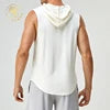 Wholesale Bamboo Breathable Casual Gym  Men's Workout Clothing Sleeveless Shirt  Fitness Sportswear Men Vests Muscle Tank Top