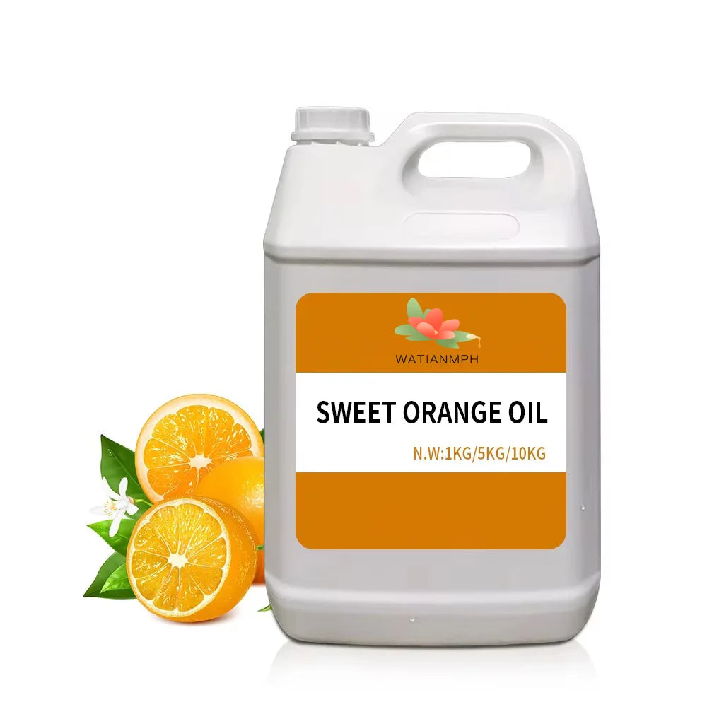 Factory Wholesale Private Label Bulk Pure Natural Organic Sweet Orange Peel Essential Oil for Body Beauty Skin Care Diffuser Oil