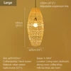 Modern Handmade Bamboo Rattan Hanging Lamp for Restaurant Kitchen Teahouse Farmhouse Home Decor Chandeliers & Pendant Lights