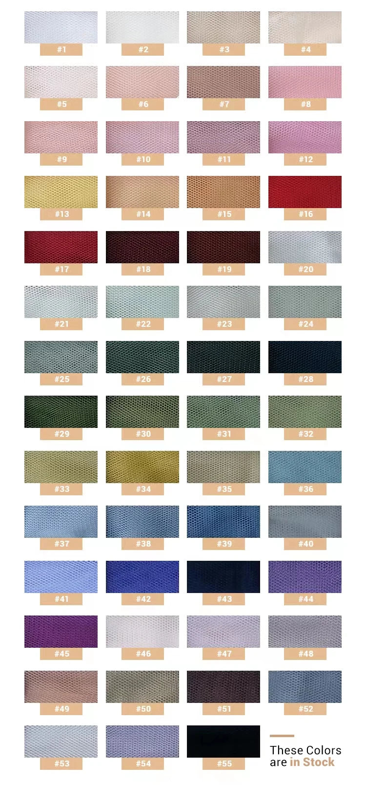 Factory Direct 100% Polyester Tulle Fabric for Weddings Girl's Clothing & Curtains Organic Feature