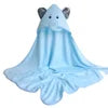 High Quality Organic Bamboo Hooded Baby Towel Animal Print 90x90 cm Super Soft Comfortable Antimicrobial Bathroom Bedroom