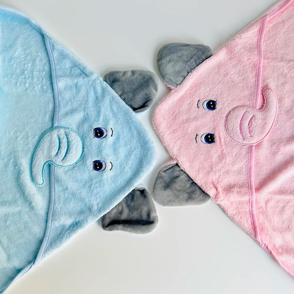 High Quality Organic Bamboo Hooded Baby Towel Animal Print 90x90 cm Super Soft Comfortable Antimicrobial Bathroom Bedroom