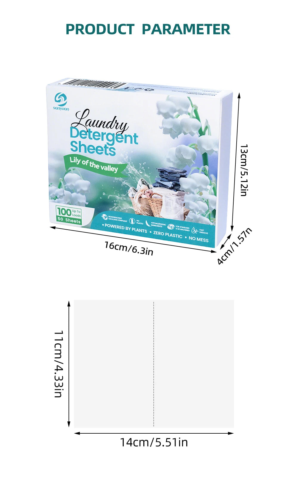 Travel Size Laundry Detergent Sheets Organic Dissolvable Laundry Detergent Sheet With Enzyme Eco-friendly Liquidless Soap Strips
