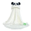 High Quality Organic Bamboo Hooded Baby Towel Animal Print 90x90 cm Super Soft Comfortable Antimicrobial Bathroom Bedroom