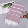 Wholesale 100% Cotton Microfiber Soft Antimicrobial Beach Towel Natural Organic Sand Free Quick Dry Knit Adult Turkish Style