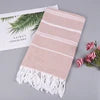 Wholesale 100% Cotton Microfiber Soft Antimicrobial Beach Towel Natural Organic Sand Free Quick Dry Knit Adult Turkish Style