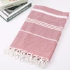 Wholesale 100% Cotton Microfiber Soft Antimicrobial Beach Towel Natural Organic Sand Free Quick Dry Knit Adult Turkish Style