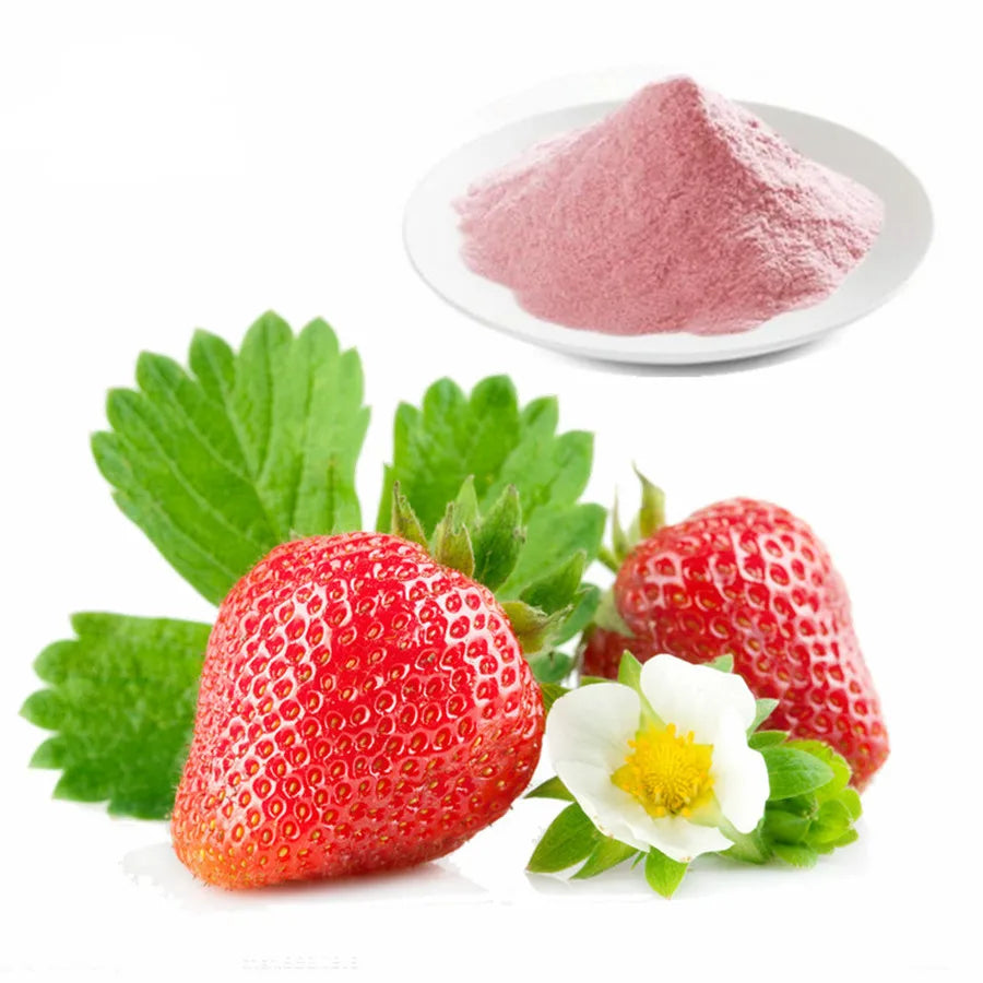 Factory Supply Organic Fruit Strawberry Powder Freeze Dried Strawberry Powder With Best Price