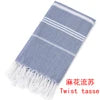 Wholesale 100% Cotton Microfiber Soft Antimicrobial Beach Towel Natural Organic Sand Free Quick Dry Knit Adult Turkish Style