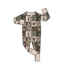 Hanzi Wholesale Custom Print Bamboo Baby Kids Pajamas Baby Bamboo Clothes Toddler Pyjamas Mystery Box Valentine's Day