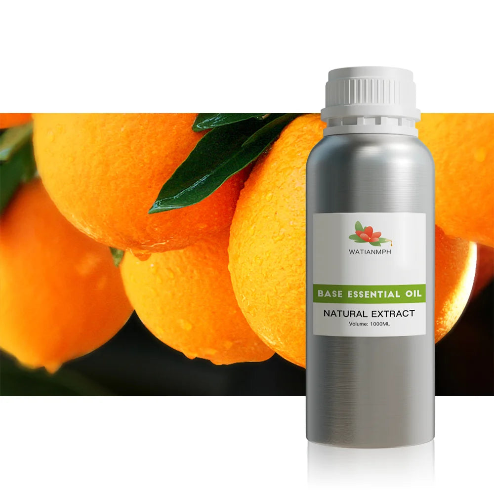 Factory Wholesale Private Label Bulk Pure Natural Organic Sweet Orange Peel Essential Oil for Body Beauty Skin Care Diffuser Oil