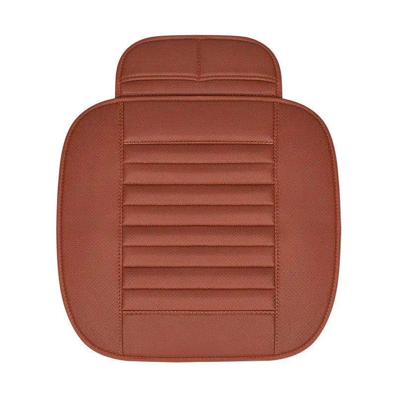 Four Seasons General Danipi 3-Piece Leather Seat Cushion Bamboo Charcoal Small Car Products Without Backrest