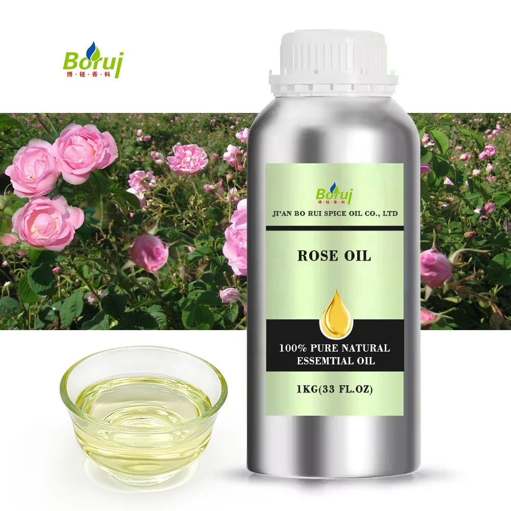 Wholesale Bulk Price Private Label Cosmetics Facial 100% Raw Pure Natural Organic Rose Essential Oil