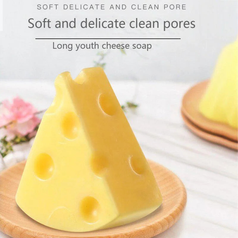 Cheese Soap Natural Handmade Organic Multi Foam Wire Drawing Collagen Soap