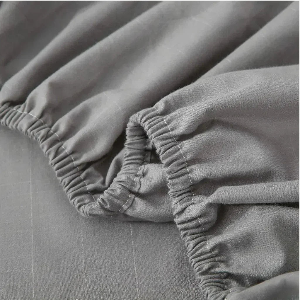 High-End Luxury Organic Cotton Comfort Sleep Grounding Sheet for Bed Solid Gray White Green Anti-Static Grounding Fitted Sheet