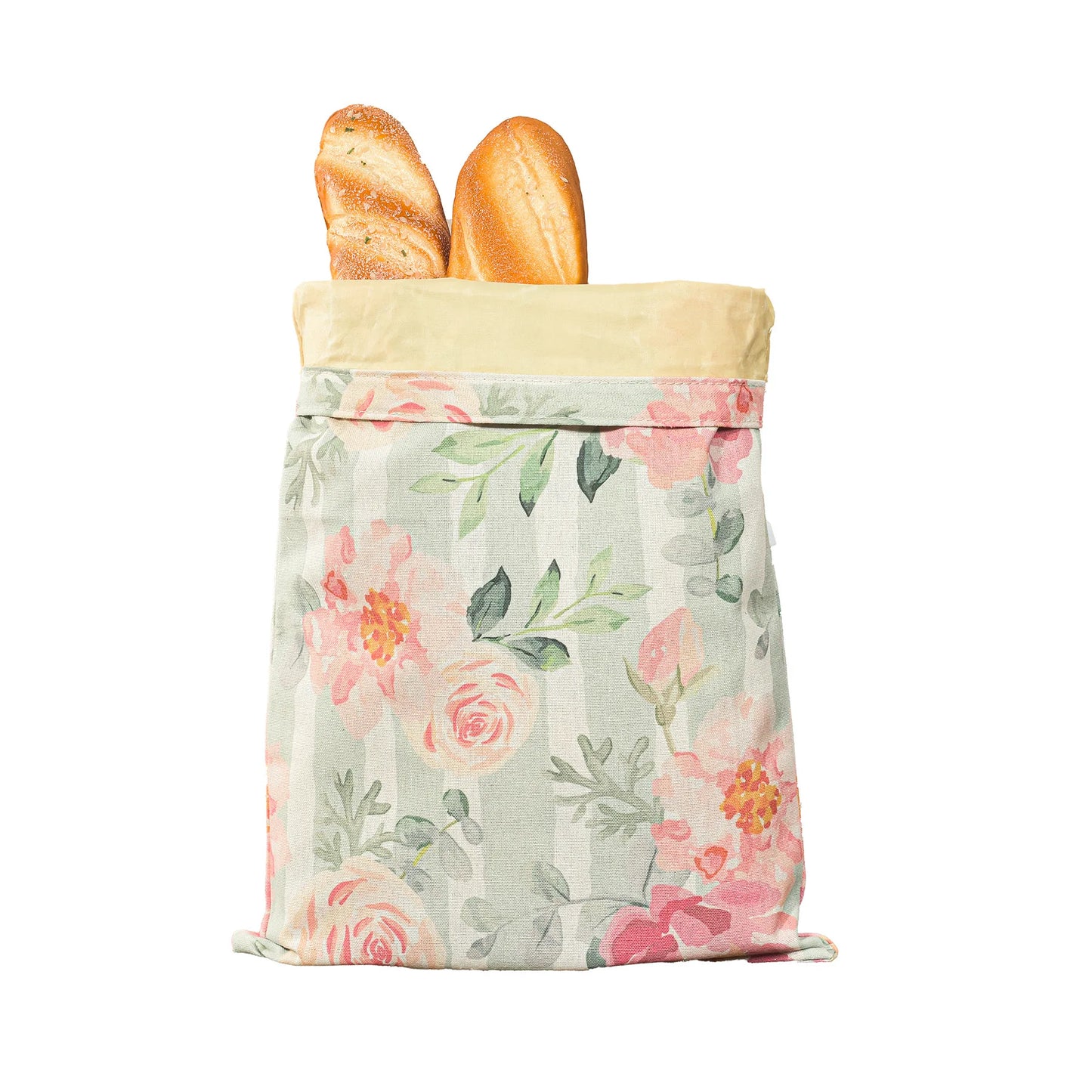 Reusable Fashion Cartoon Bread Shopping Bag with Organic Beeswax Cotton Linen for Homemade Sourdough Storage & Fresh Keeping