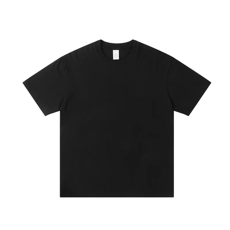 OEM/ODM 230G Heavryweight 230gsm Organic Cotton O-neck Men and Women T-shirt