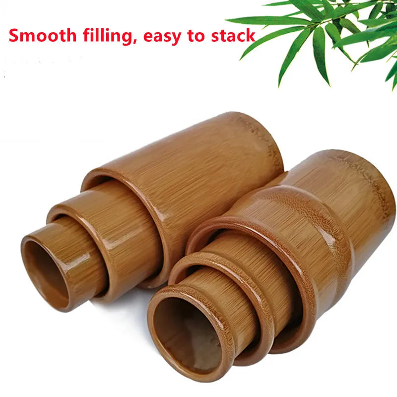 Body Cupping Therapy Cellulite Kit Therapy Bamboo Cupping Cups Device Acupuncture Massage Traditional Chinese Bamboo Cupping Set