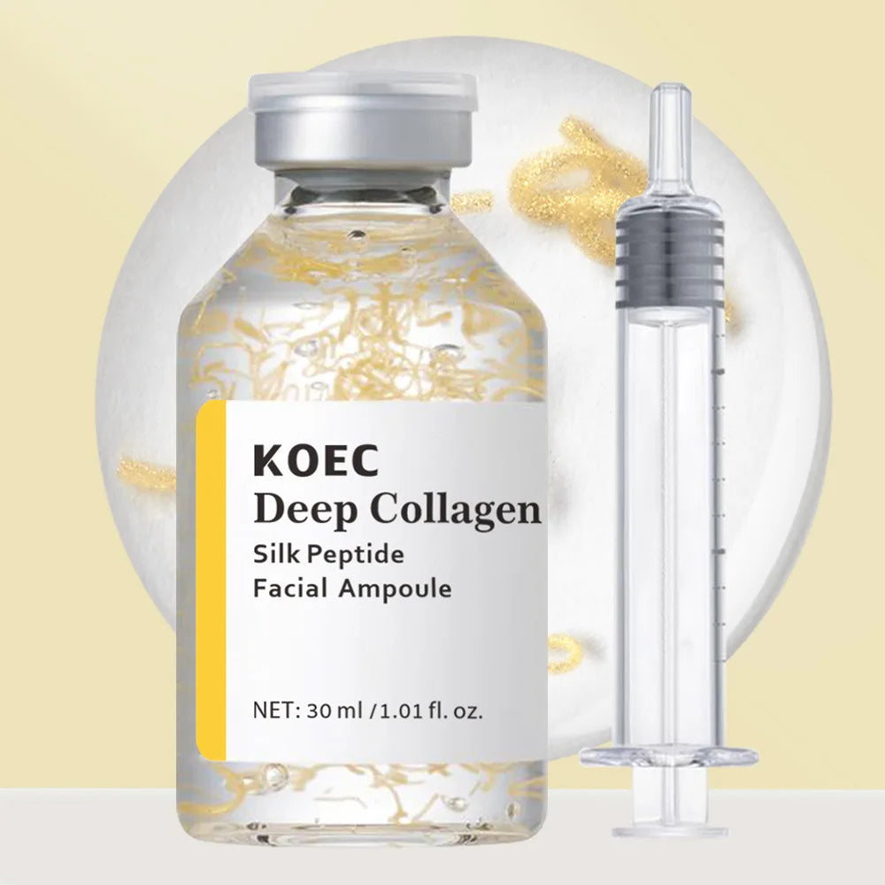 Collagen Peptide Microneedling Serum Liquid Face Moisturizer 30g Organic Hyaluronic Acid Home Use Anti-Aging Pore