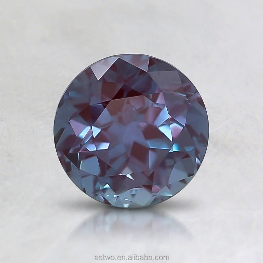 Natural  Loose Gemstone Certified Alexandrite Nd Yag Gem Lab Grown Alexandrite Gemstones