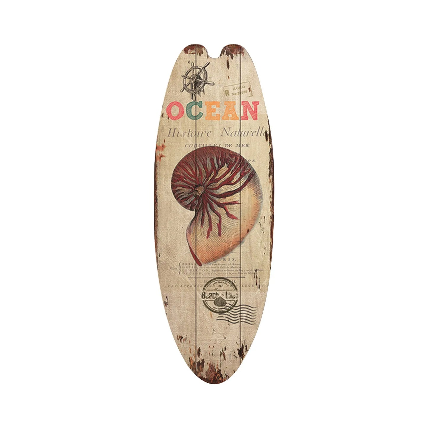 Wood Surfboard Home Decor Festival Bar Home Party Decor Casual Trend Wooden Sign Beach Style Hanging Retro Home Decor